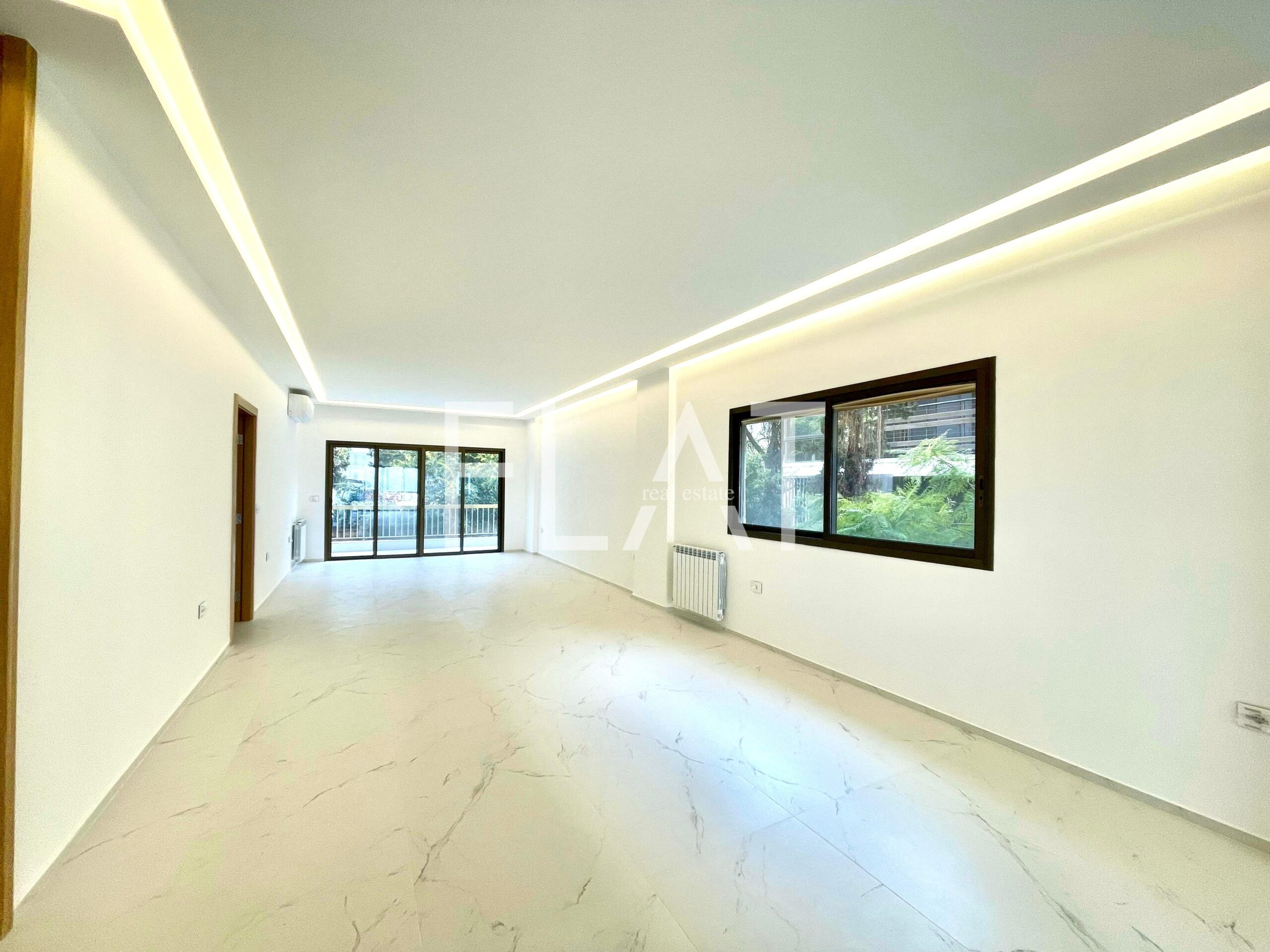 Fully Renovated Apartment for Rent in Rabieh with Sea View