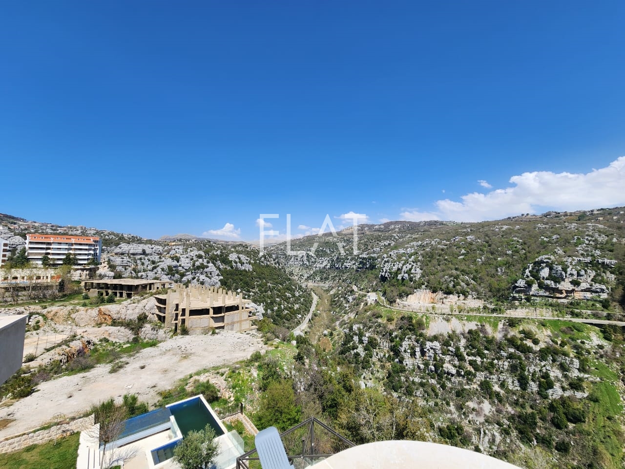 Sky Rooftop Chalet for rent in Satellity Feytroun  | 7500$ /Year